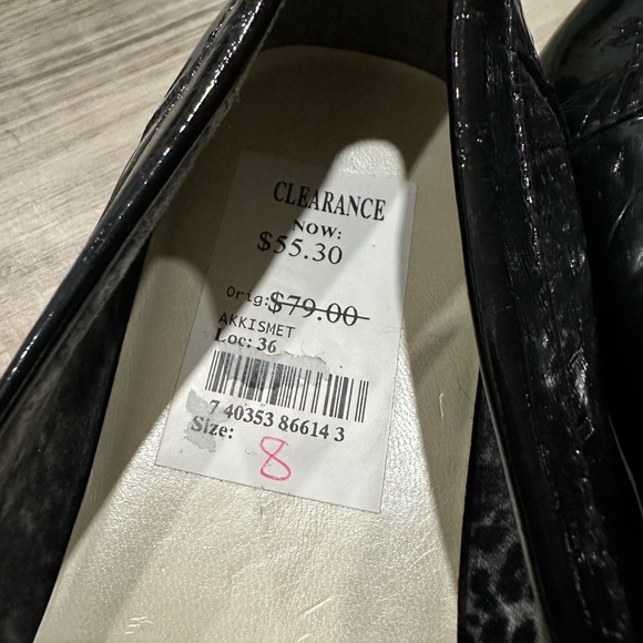 Anne Klein iFlex Faux Leather Loafers • Classic Black, Size 8 - Picture 3 of 4